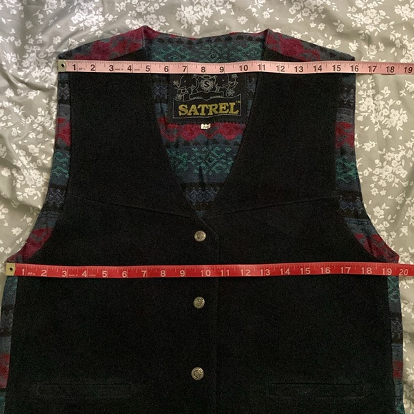 Satrel Leather Vest ~ Size Medium - Picture 7 of 12